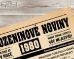Narozeninové noviny 1980 - jednostranné - Obrázek 6