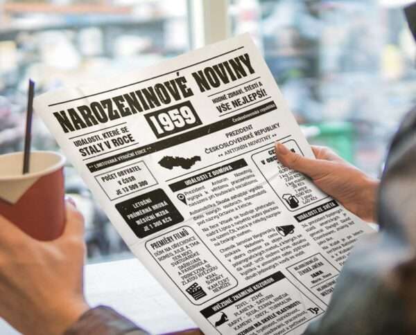Narozeninové noviny 1959 - jednostranné - Obrázek 3
