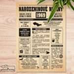 Narozeninové noviny 1969 - jednostranné