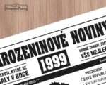 Narozeninové noviny 1999 - jednostranné - Obrázek 3