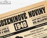 Narozeninové noviny 1940 - jednostranné - Obrázek 3