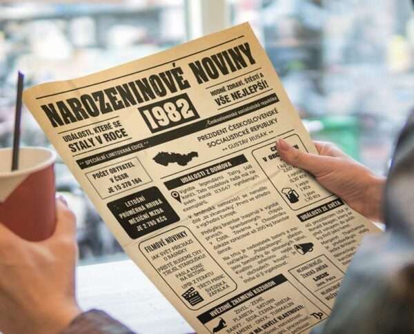 Narozeninové noviny - ročník 1982 s horoskopem