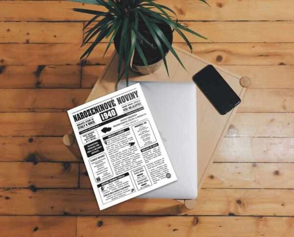 Narozeninové noviny 1940 - jednostranné - Obrázek 4