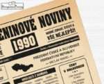 Narozeninové noviny 1990 - jednostranné - Obrázek 3