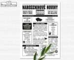 Narozeninové noviny 2000 - jednostranné - Obrázek 2