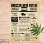 Narozeninové noviny 2000 - jednostranné