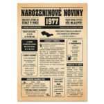 Narozeninové noviny 1977