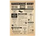 Narozeninové noviny 1962