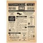 Narozeninové noviny 1962