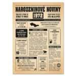Narozeninové noviny 1972