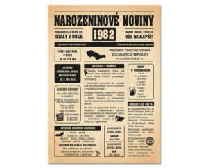 Narozeninové noviny 1982