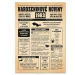 Narozeninové noviny 1983