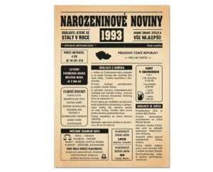 Narozeninové noviny 1993
