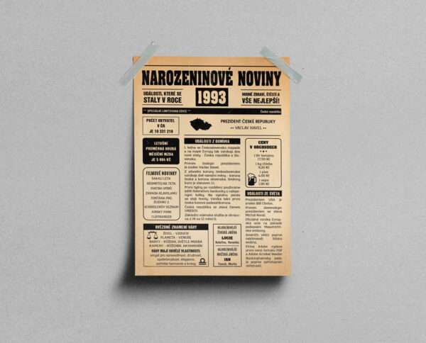 Narozeninové noviny 1993