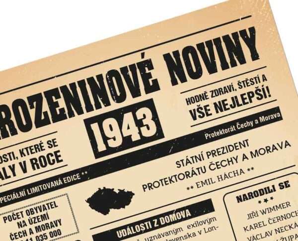 Narozeninové noviny 1943