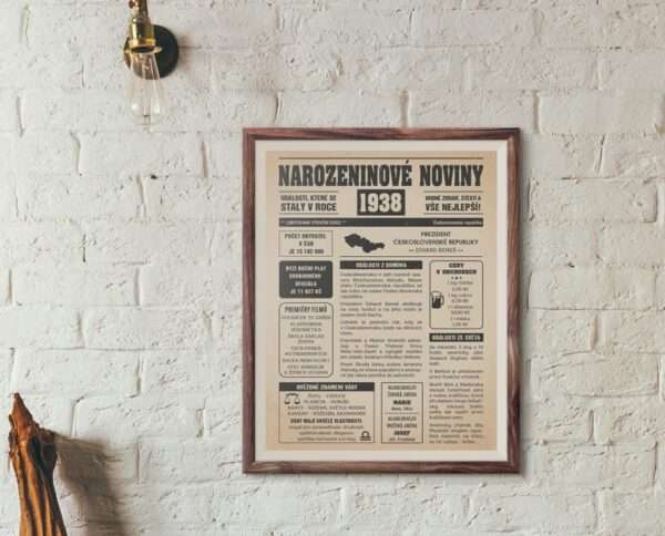 Narozeninové noviny 1938