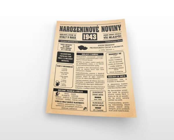 Narozeninové noviny 1943