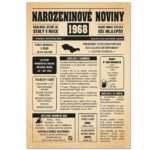 Narozeninové noviny 1968