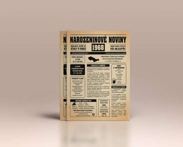 Narozeninové noviny 1968