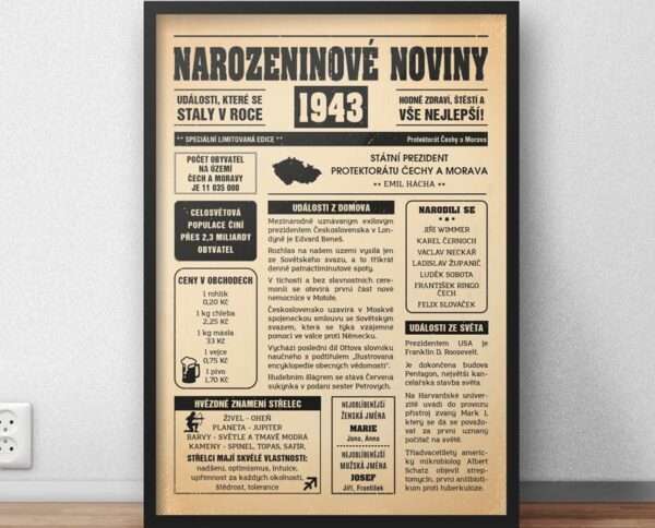 Narozeninové noviny 1943