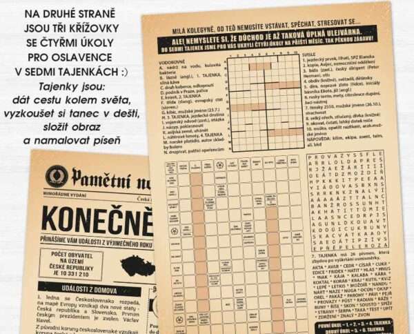Konečně důchod - křížovky