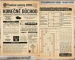 Konečně důchod 1993 včetně křížovek