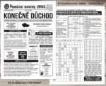 Konečně důchod 1993 - křížovky