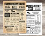 narozeninové noviny 1985 jako dárek k narozeninám