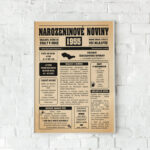 Retro narozeninové noviny 1955