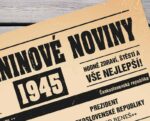 Detail narozeninových novin 1945