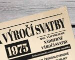 detail novin k výročí svatby 1975