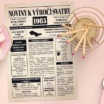noviny k výročí svatby 1985