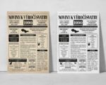 Noviny k výročí svatby 1990 - jednostranné - Obrázek 6