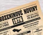 Narozeninové noviny 1976 - jednostranné - Obrázek 5