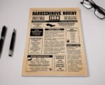 Narozeninové noviny 1986 - jednostranné